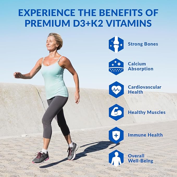 BioTrust Sol Joy, High-Potency Vitamin D3 K2 – High Potency (50 mcg)