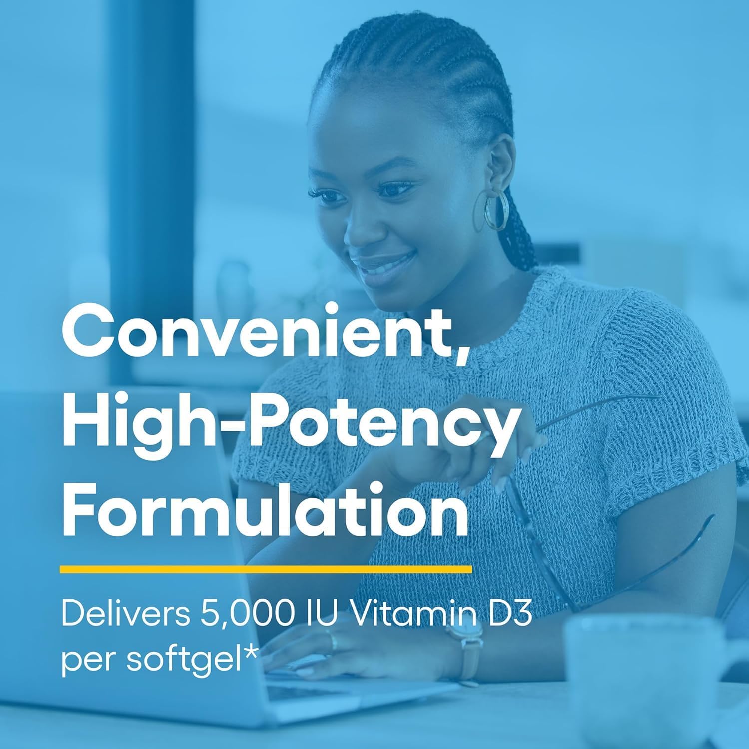 Natural Factors, Vitamin D3, 5,000 IU, Supports Joint, Bone & Immune Health, 240 Count (Pack of 1)