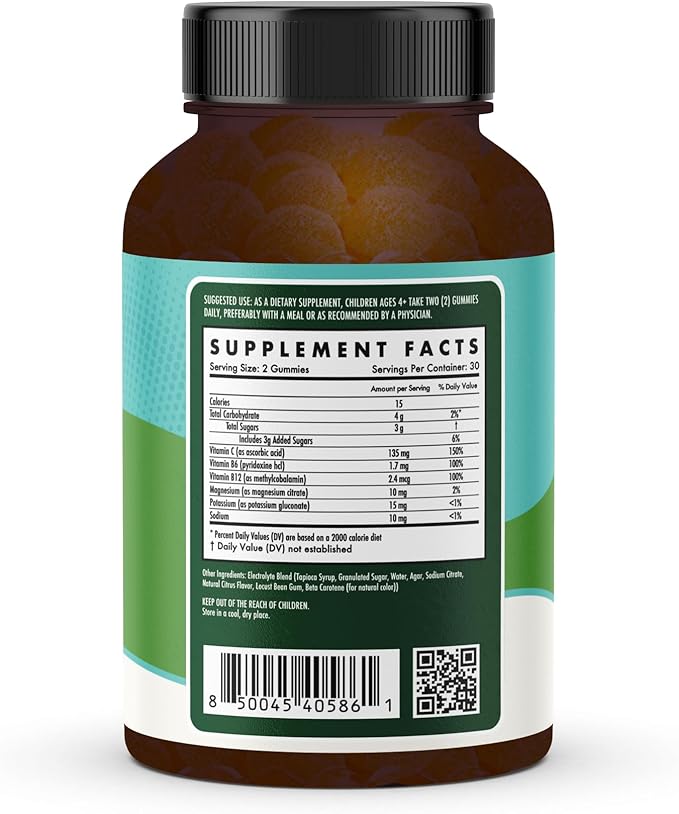 Kids Naturals Sport Recovery Gummies – Daily Wellness Support | 60ct (1 Month Supply)