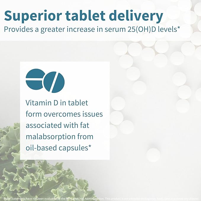 Igennus Natural Vegan Vitamin D3 1000IU, Clean Label, 365 Tablets, 100% Plant-Based Algae Cholecalciferol & Non-GMO, Immune, Bones & Teeth, 1-Year Supply
