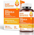 Bold Rhodiola Plus- Siberian Rhodiola Rosea Extract- 3% Rosavins, 1% Salidroside- Adaptogen Supplement for Stress, Memory, Focus, & Energy Support- 30 Vegan Capsules