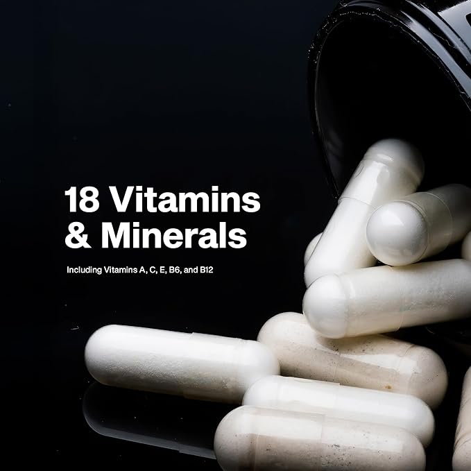 MuscleTech Platinum Multivitamins for Men & Women - Multi-Vitamin Supplement for Immune Support - 18 Vitamins & Minerals, Vitamin A C D E B6 B12 - Daily Workout Supplements for Men - 180 Capsules