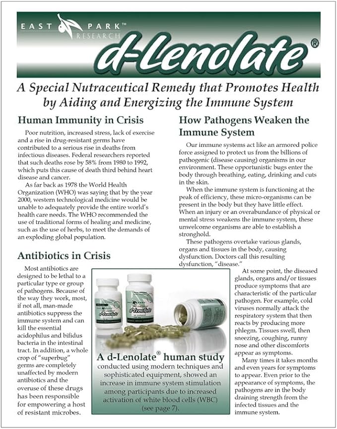 East Park Olive Leaf Extract (OLE) Super Strength d-Lenolate 500mg | 18% or More Oleuropein Immune System Booster | 180 Vegetarian Capsules (Non-GMO)