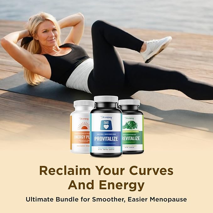 BB Company Menokit Bundle | Menopause Vitamins - Soothes Joint Aches, Boosts Energy, Mental Clarity, Gut Health | Provitalize, Previtalize & inergyPLUS | Value Bundle | Packaging Vary | 30 Day Supply