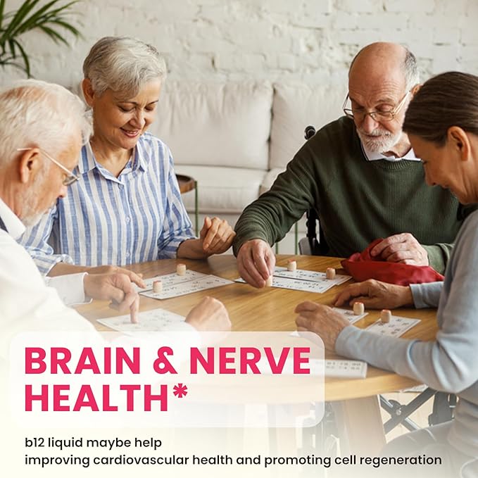 Vitamin B12 Complex 10000 mcg | Vegan Triple Liquid B-12 Drops Sublingual Supplement | Methylcobalamin & Adenosylcobalamin & Hydroxo Blend for Long-Lasting Energy and Healthy Metabolism Berry Flavor