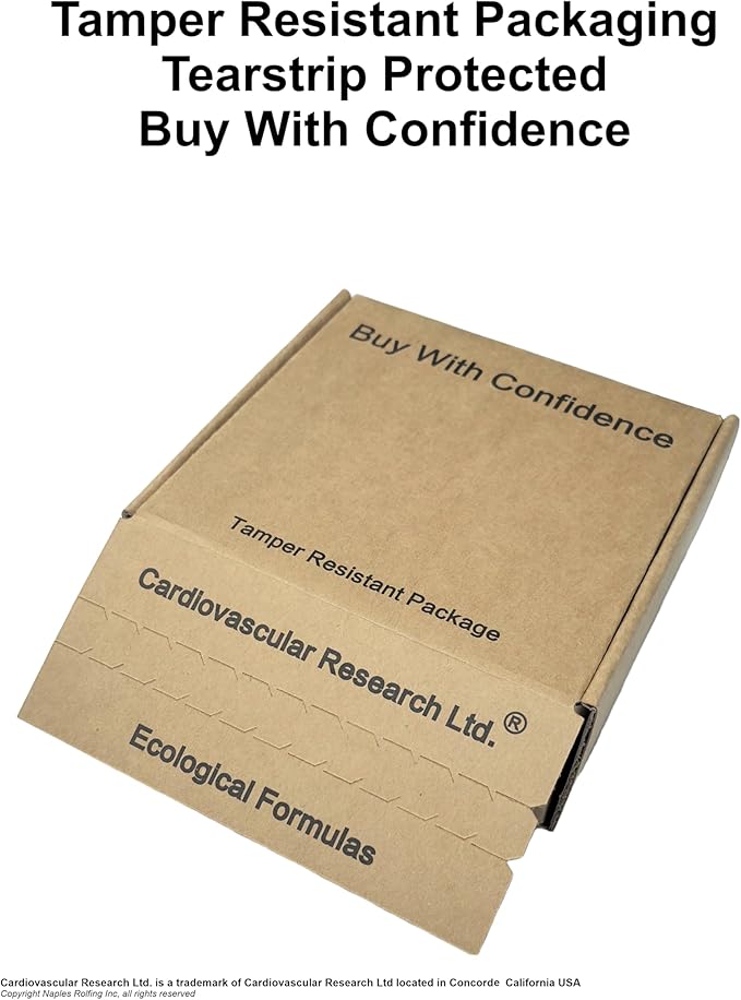 Cardiovascular Research Annatto Tocotrienols Vitamin E New Tamper Resistant Store and Ship Box 125 mg 60 Count