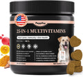 25-in-1 Dog Multivitamin Chews – All-in-One Daily Vitamins & Supplements for Dogs, Joint Support with Glucosamine MSM, Omega-3 Skin & Coat, Gut, Heart & Brain, All Breeds & Ages, Chicken, 90 Ct