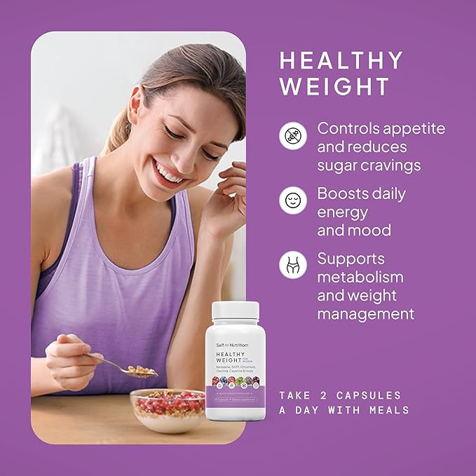 Healthy Weight Loss Supplement for Women, Vegan, Appetite and Craving Control, Fat Burner, Metaboilism Booster, Weight Loss Supplement, Metabolism and Mood Booster - 60 Units