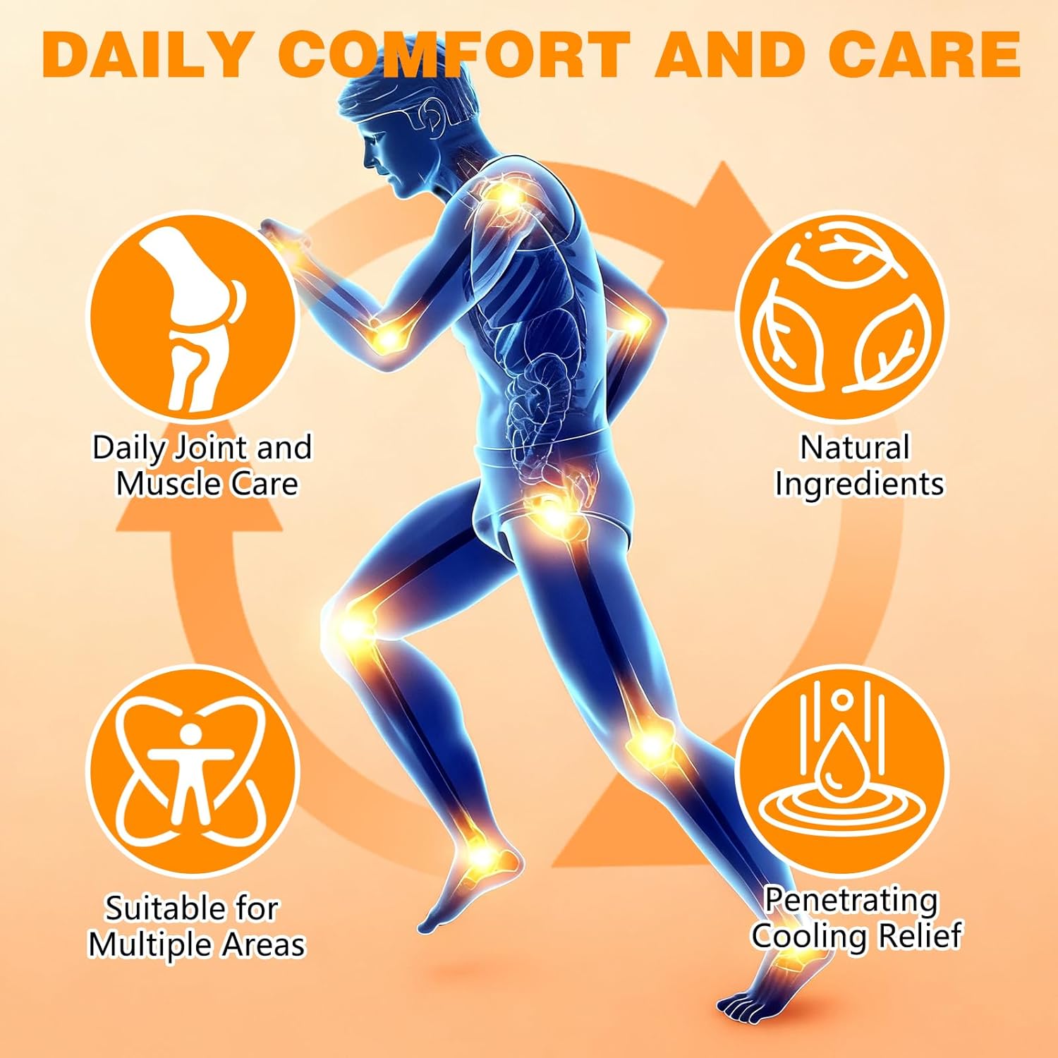 Therawolf Neuro Balm, Nerve Relief Balm for Neuropathy, Joint Care Soothing Cream, Natural Joint Care Soothing Massage Cream, Herbal Cooling Ointment for Daily Body Comfort & Care (2PCS)