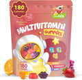 Kids Multivitamin Gummies 180 Count - Eye, Brain & Gut Support - Sugar-Free Vitamins for Kids - with Lutein, Omega-3 DHA & Prebiotics - 3 Fruit Flavors - Ages 2+