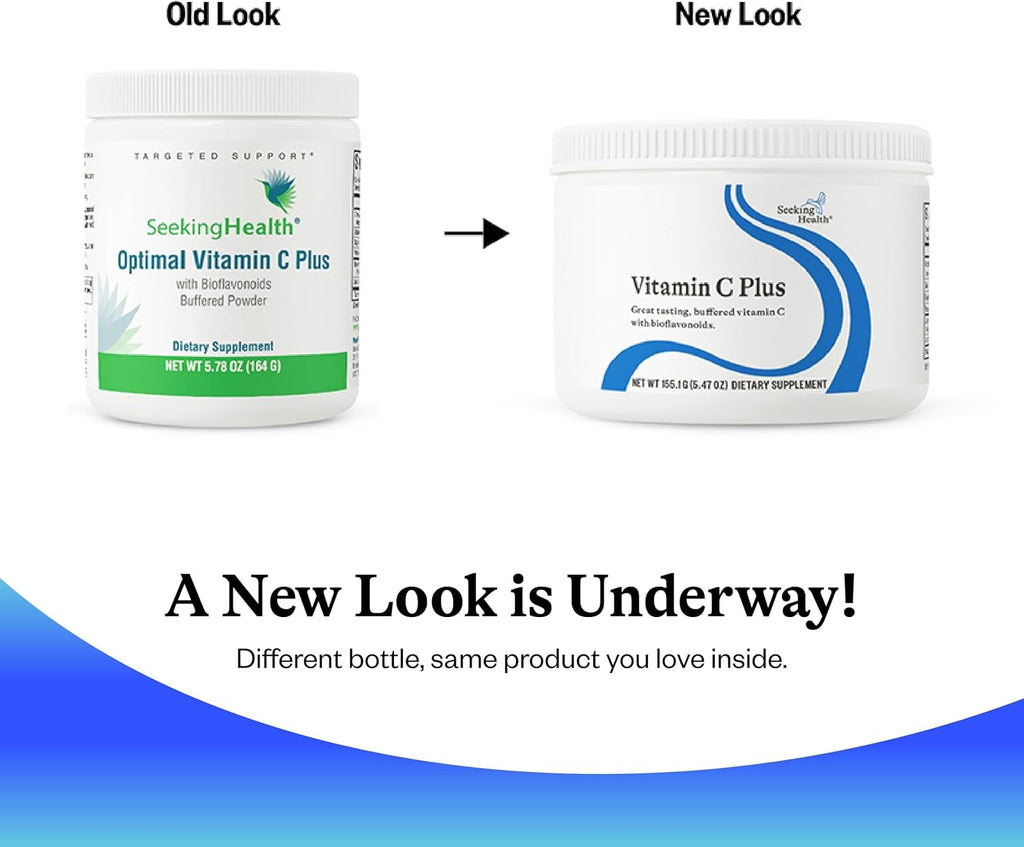 Seeking Health Optimal Vitamin C Plus, Physician Formulated Vitamin C Powder with Bioflavinoids, Supports Healthy Immune System, Vegan and Vegetarian Formula (36 Servings)*