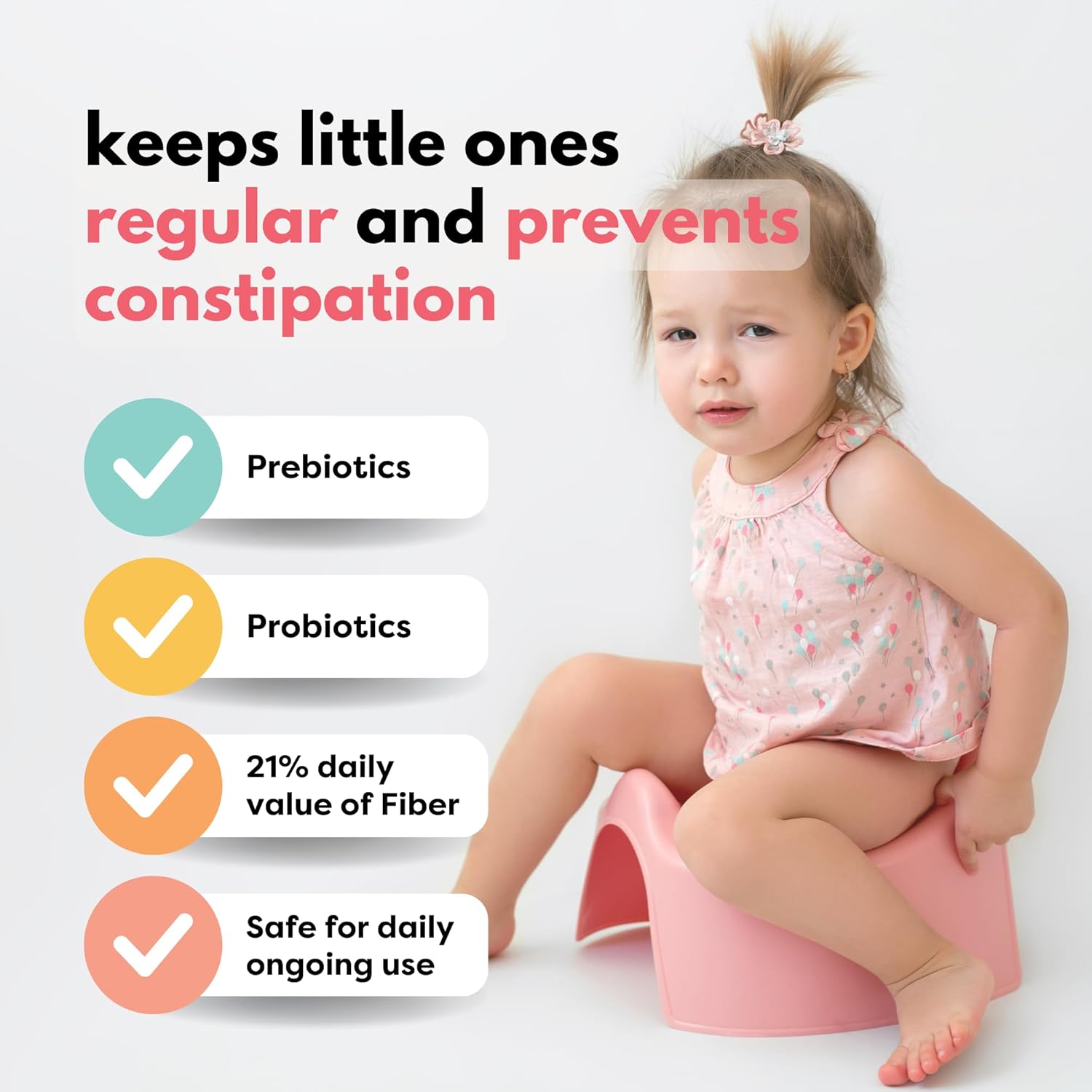 Organic Milled Chia & Flax Seed Digestion Blend with VITAMIN D + PROBIOTICS Prebiotic Fiber Superseeds for 6M+ Babies Toddlers & Kids for Digestive Support (Apple & Cinnamon, 7oz x 2 Pack)