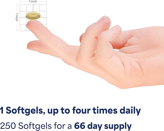 Puritan's Pride Premium Garlic Fresh 5000mg, Traditional Dietary Supplement for Heart Health and Circulation Support with Antioxidant Properties, 250 Rapid Release Softgels