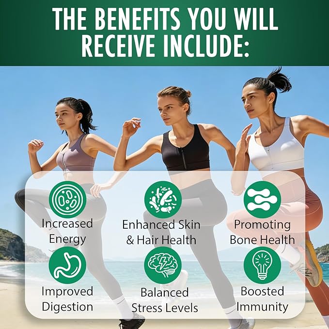 Sea Moss Black Seed Oil Ashwagandha Ginger, Organic Sea Moss Capsules with Burdock Root, Bladderwrack, Advanced Multimineral Supplement（90 Count）