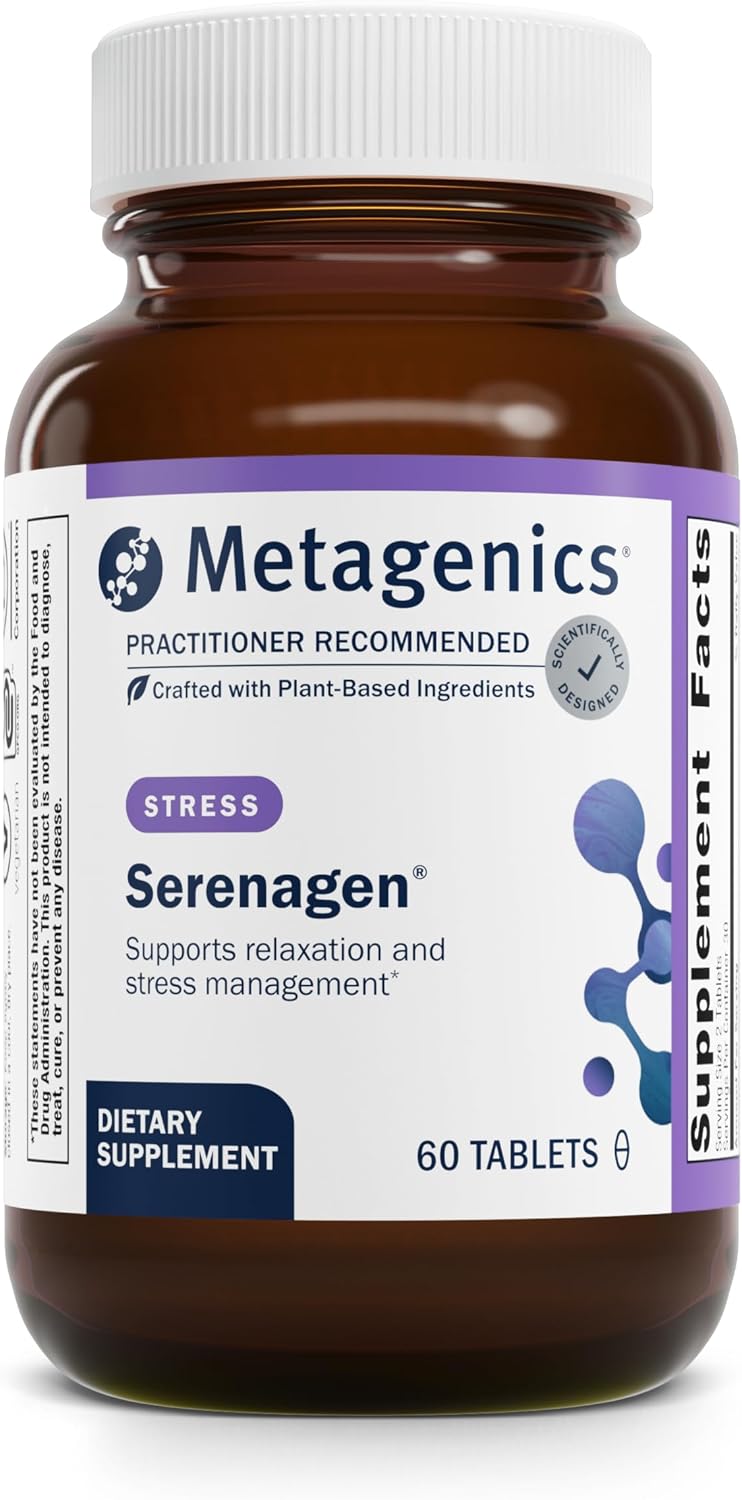 Metagenics Serenagen, Traditional Herbal Stress Management Formula with Asian Ginseng Root to Help Adjust to Stressful Environmental Challenges - 60 Tablets