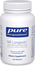 Pure Encapsulations NR Longevity NAD Supplement – Supports Healthy Aging, NAD+ Replenishment, Mitochondrial Function, with NIAGEN – Gluten Free, Non-GMO, Hypoallergenic – 60 Capsules