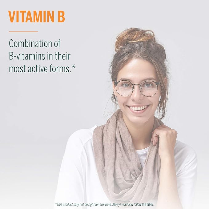 Genestra Brands Active B Complex | Complete B Vitamin Complex Supplement | 60 Capsules