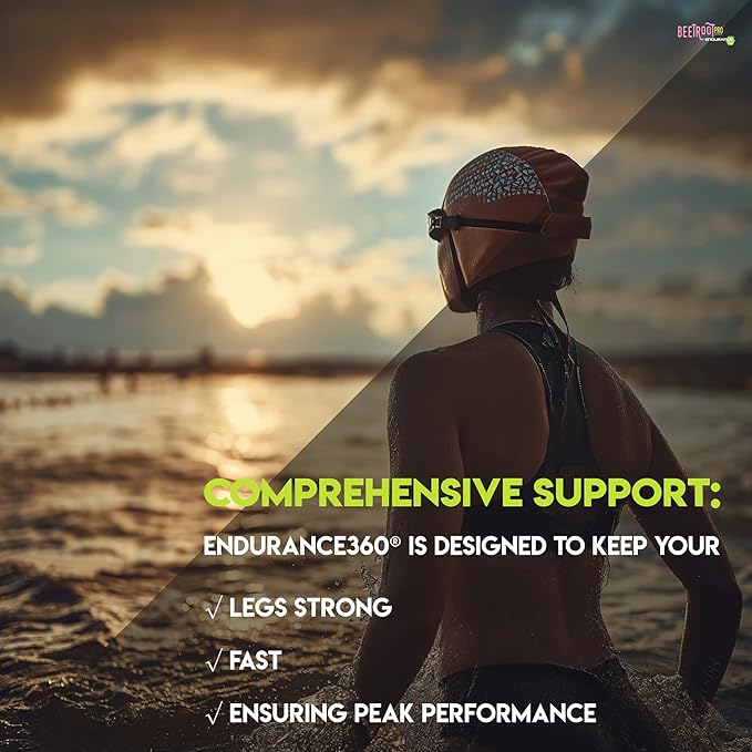 Complete with Electrolytes, Creatine and Beta Alanine - Fast Legs & Stamina, Leg Cramp Prevention, Oxygen Delivery with Rhodiola, Muscle Recovery, VO2 Max Boost, Lactic Acid Buffer