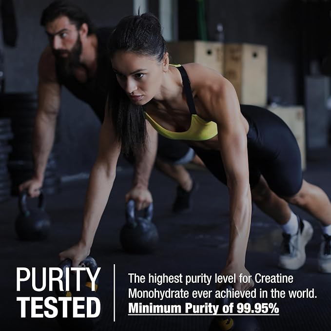 German Creatine - Micronized Creatine Monohydrate Powder, 99.99% Pure Creapure for Muscle Growth, Strength & Performance, Supports Muscle Recovery, 3rd Party Tested, Unflavored - 270g (54 Servings)