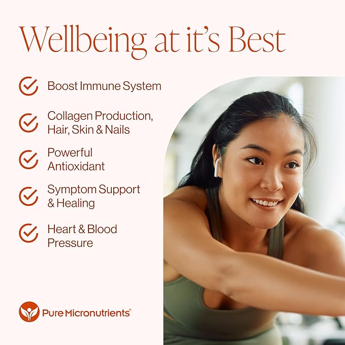 Pure Micronutrients Pure Liposomal Vitamin C - 1400mg Per Serve Supplement - 90 Capsules - High Absorption VIT C Ascorbic Acid Pills