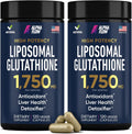 (2 Pack) Liposomal Glutathione 1100mg – High Absorption Glutathione Supplement with Vitamin C, ALA & Phospholipid Complex – Liver Function, Skin & Immune Support – 240 Vegan Capsules