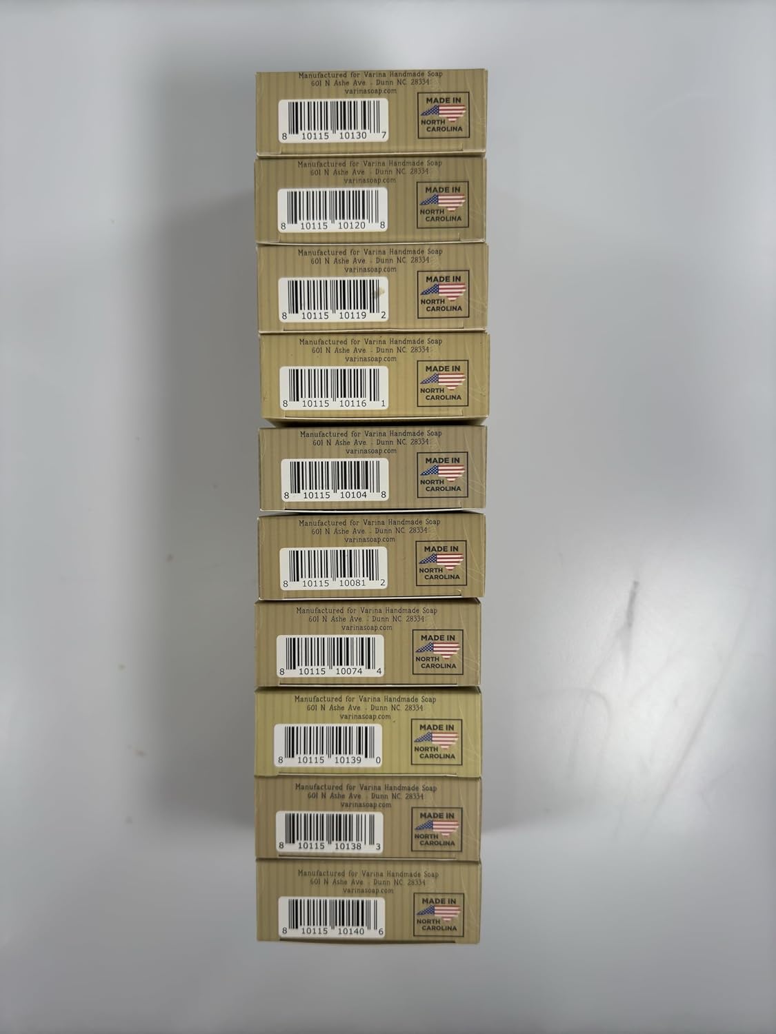 Varina Natural Goat Milk Variety Bar Soap - Gentle Cleansing for Sensitive Skin, Sweet and Vanilla - 10 Pack