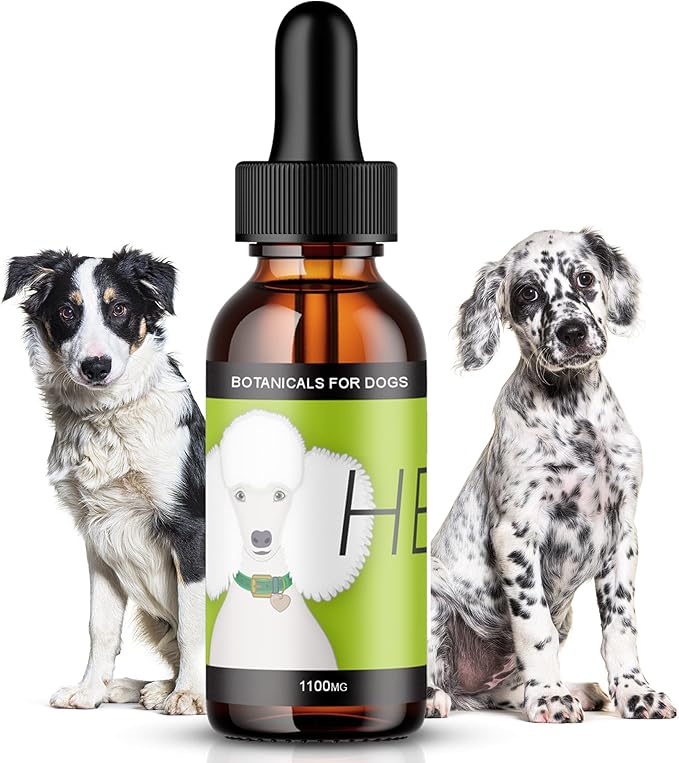HEAL - Pet Hemp Oil for Dogs - Immune System & Senior Dog Support - Neurological & Adrenal Balance - Daily Wellness Drops