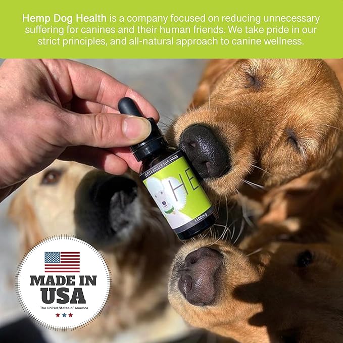 HEAL - Pet Hemp Oil for Dogs - Immune System & Senior Dog Support - Neurological & Adrenal Balance - Daily Wellness Drops