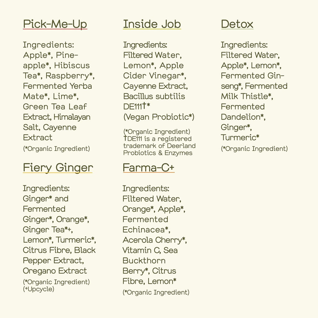 Greenhouse Fiery Ginger & Variety Pack (60 ml (Pack of 12), Variety Pack 2.0)