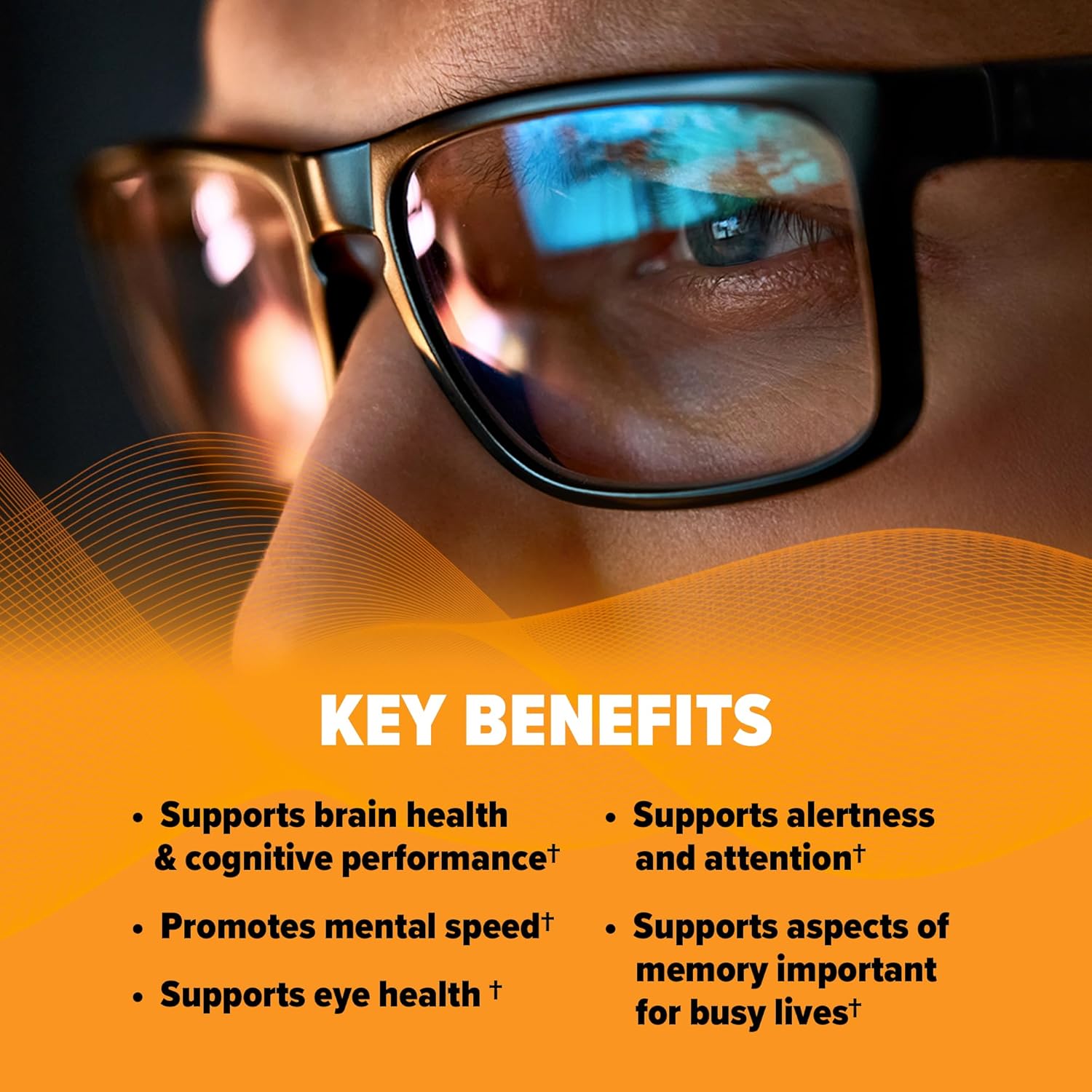 ONNIT Alpha Brain Neuro Focus Gummies - Vegan Gummies with Omega-3s, Lutein, Zeaxanthin & Caffeine - Brain, Eye & Focus Supplement for Men & Women†, Citrus Punch Flavor, 90 Count