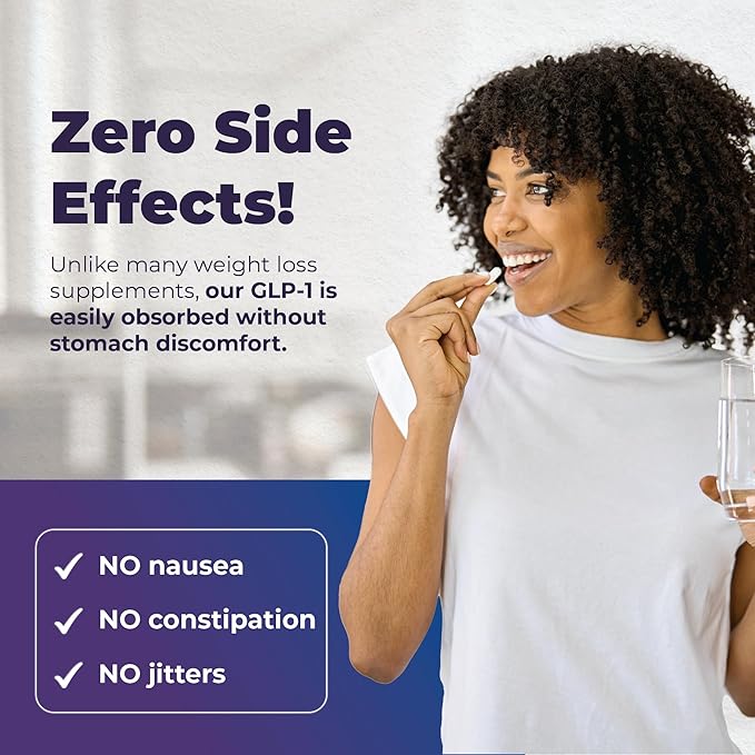 ColonBroom GLP-1 Weight Management Supplement for Women & Men - GLP1 Supports Gut Health, Metabolic Wellness & Appetite Regulation - Vegan, Gluten-Free Diet Kit Capsules | 60 Count (New Formula)