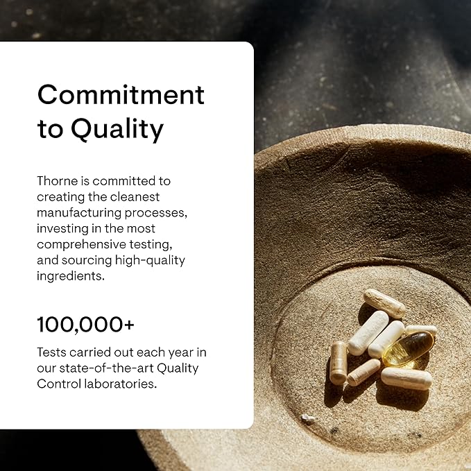 THORNE - Vitamin D-5000 - Vitamin D3 Supplement - Support Healthy Bones, Teeth, Muscles, Cardiovascular, and Immune Function* - NSF Certified for Sport - Dairy-Free, Soy-Free - 120 Capsules