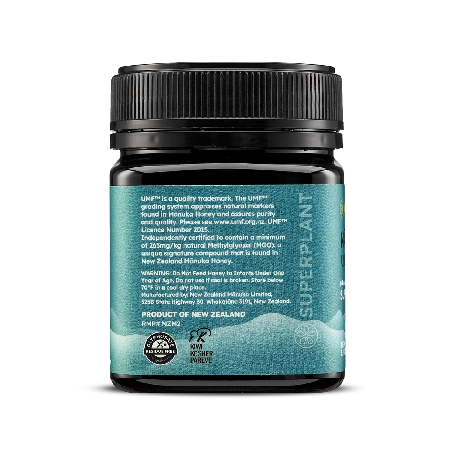 Melora Raw Manuka Honey from New Zealand | UMF 10+ | MGO 265+ | 8.8 Oz Jar | Safe for Skin Care | Edible & Healthy Sugar Alternative | Traceable from Hive to Hand Manuka Honey