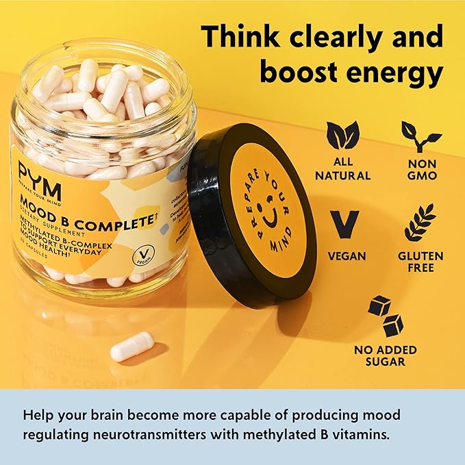 PYM Health Attention Chews + Mood B Complete