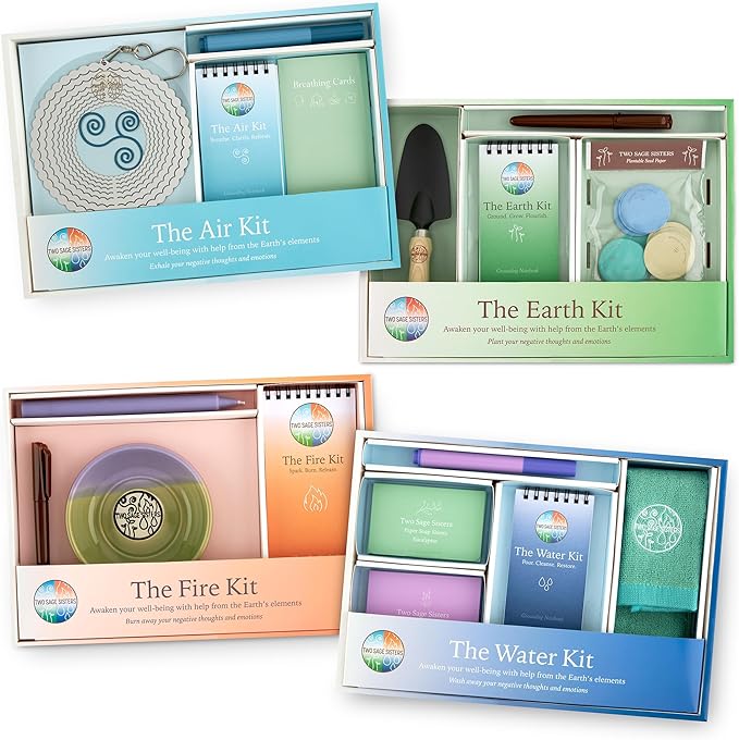 The Water Kit - Wash Away Negative Thoughts for Stress Relief and Healing - Give The Gift of Peace of Mind - Self Care Kit