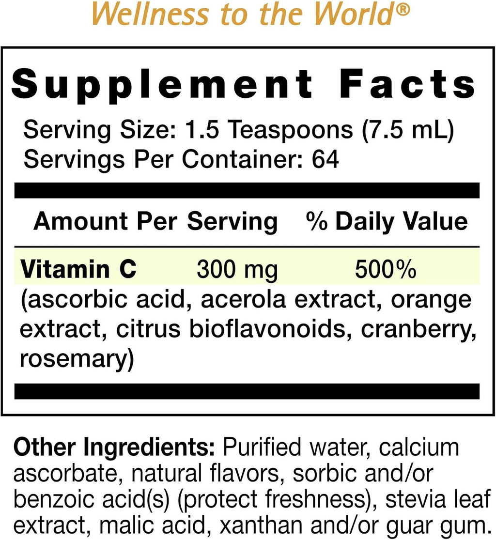 Eniva Liquid Vitamin C | Immune Formula | Orange Citrus Flavor | All Naturally Sourced from Acerola Berries, Oranges, Cranberry, Rosemary | Sugar Free | Low-Carb & Keto Approved | 2 Month Supply
