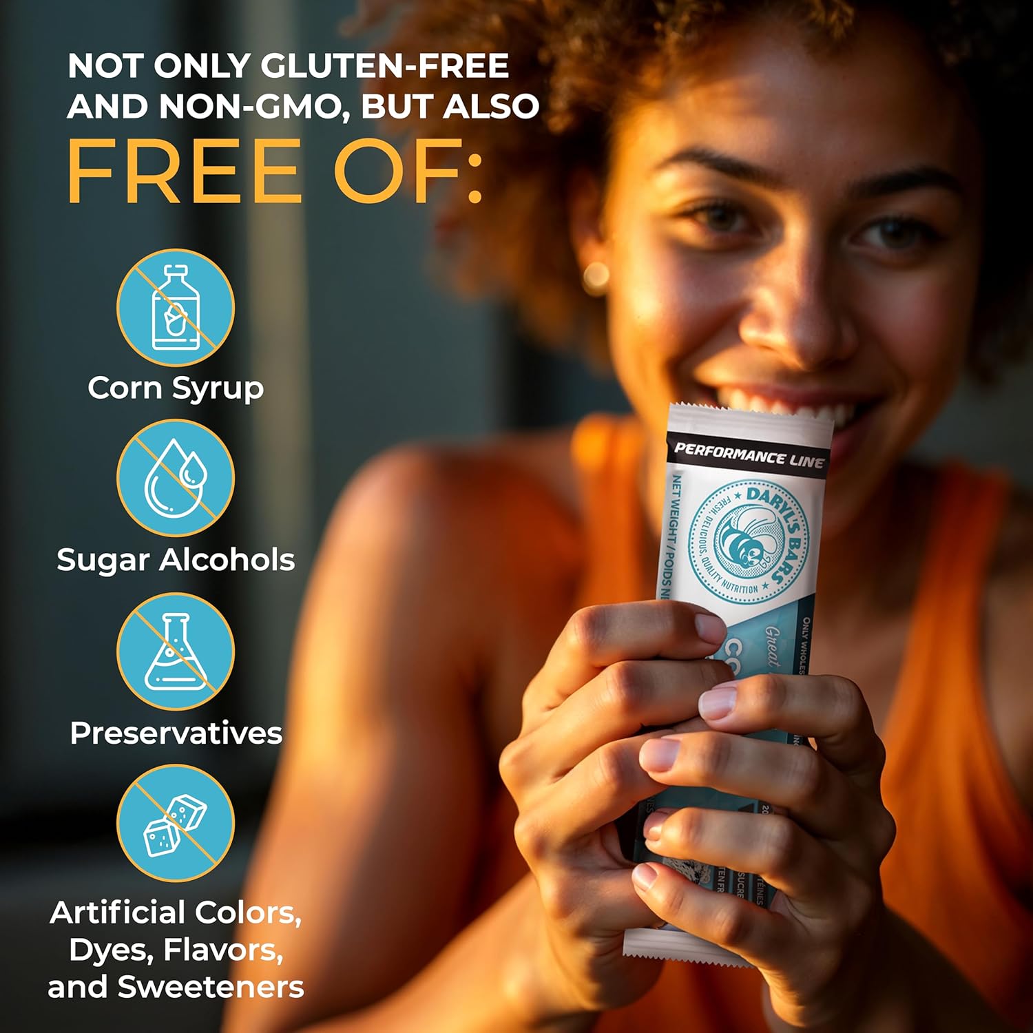 Daryl's Bars Cookies & Cream On the Go Snack On the Go Whey Protein Bars, Gluten Free, Protein Snack, Meal Replacement, Pack of 2