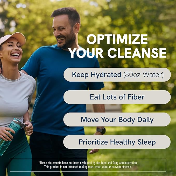 7 Day Colon Cleanse & Detox | Supports Bloating Relief & Occasional Constipation | Fast Acting 7 Day Detox Cleanse for Women and Men with Probiotics for Gut Health & Regularity | Gluten-Free | 30Ct.