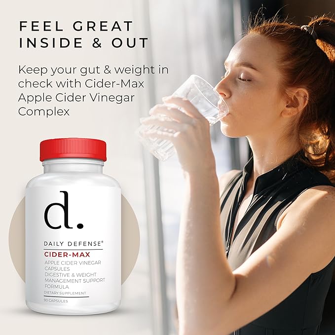 Apple Cider Vinegar Capsules - 500mg Keto-Friendly ACV with Vitamin B6, Iodine, & Spirulina - Supports Gut Health & Weight Management, Enhances Digestion & Energy Levels