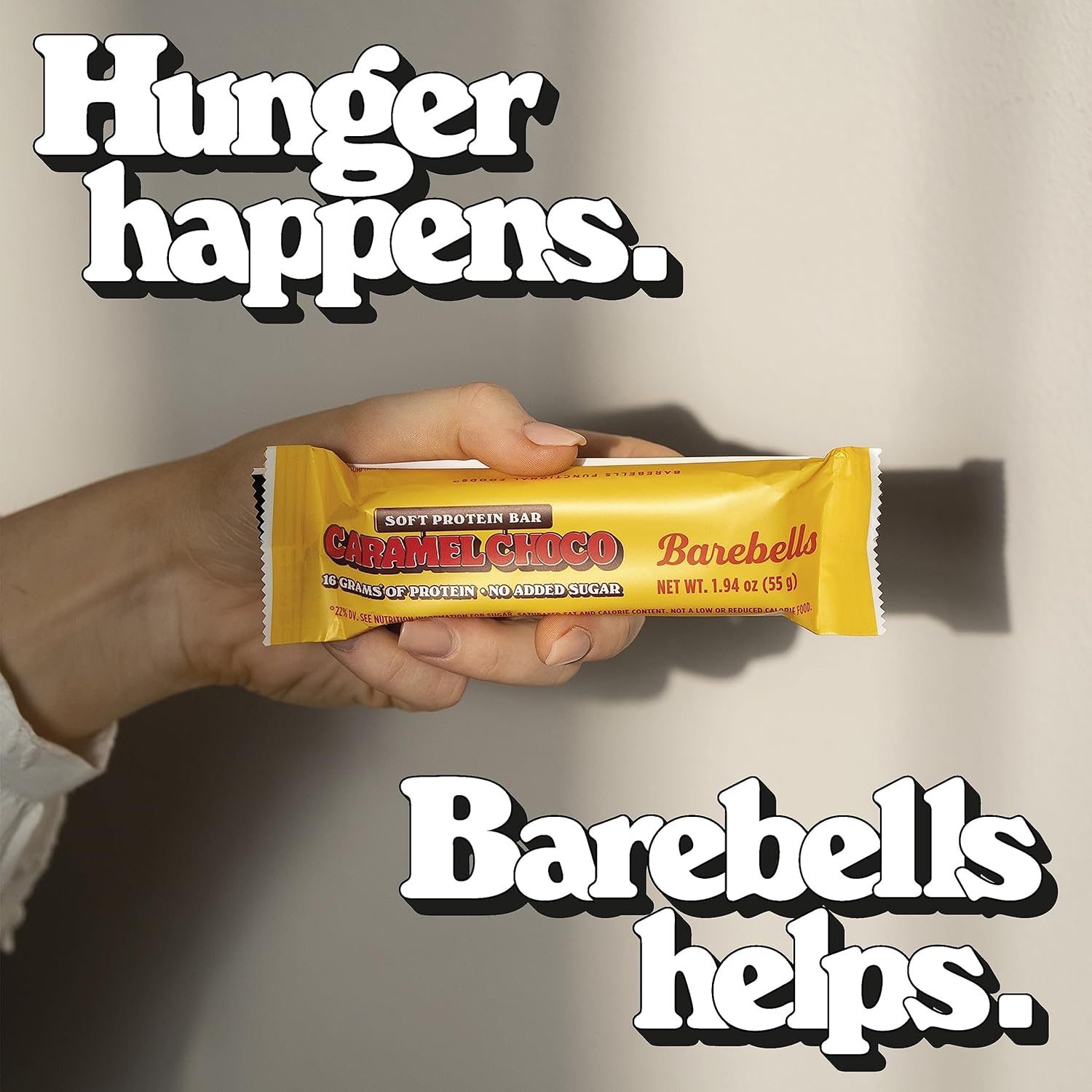 Barebells Soft Protein Bars Caramel Choco - 24 Bars (2 Packs of 12) - Protein Snacks with 16g of High Protein - Fluffy Chocolate Protein Bar with 2g of Total Sugars - Soft Protein Snack & Breakfast Bars