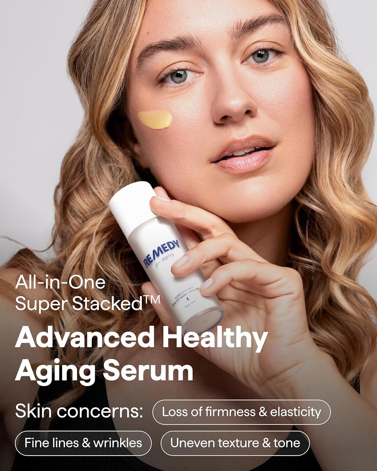 Remedy for Healthy Aging - Retinaldehyde, Resveratrol, Glycolic Acid, Argireline, Ferulic Acid, Matrixyl 3000 - Anti-Aging Treatment for Wrinkles, Uneven Texture & Tone - By Dermatologist Dr. Shah