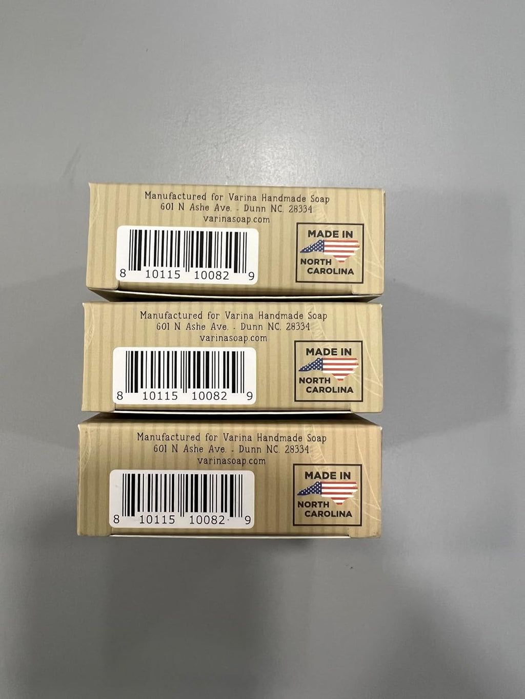 Varina Natural Cotton Candy Bar Soap - Gentle Cleansing for Sensitive Skin - 3 Pack