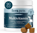 Fera Pets Dog Multivitamin Chews with Glucosamine and Probiotics - Essential Dog Vitamins & Minerals - Promotes Healthy Digestion & Joints - Boosts Skin & Coat Health with Omega-3s - 90 Soft Chews