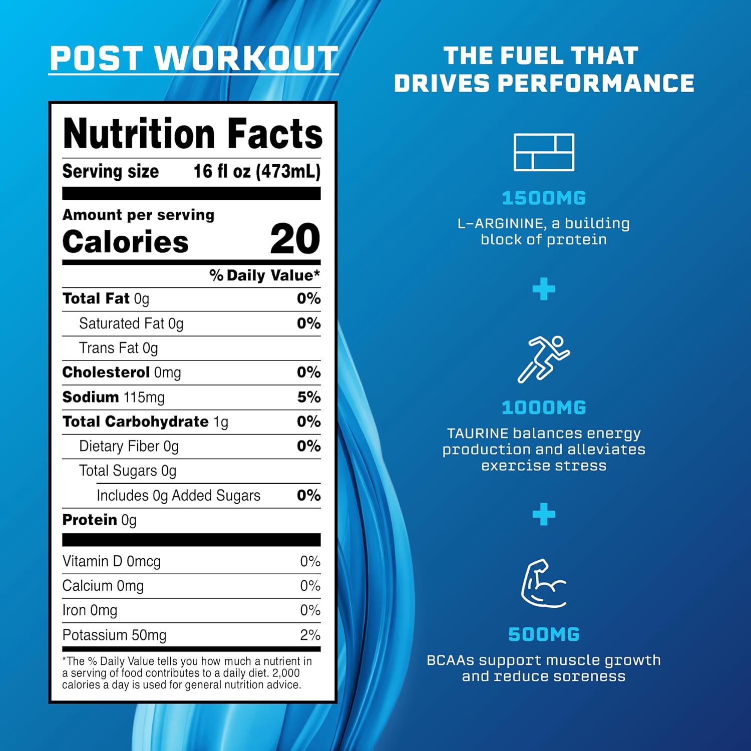 Syncron Post Workout Sports Drink Endorsed by Shohei Ohtani, Sugar Free Electrolyte Hydration, Aluminum Bottled Drink, Taurine, L Arginine & BCAAs for Athletes, Watermelon Kiwi, 6 Pack, 16 oz