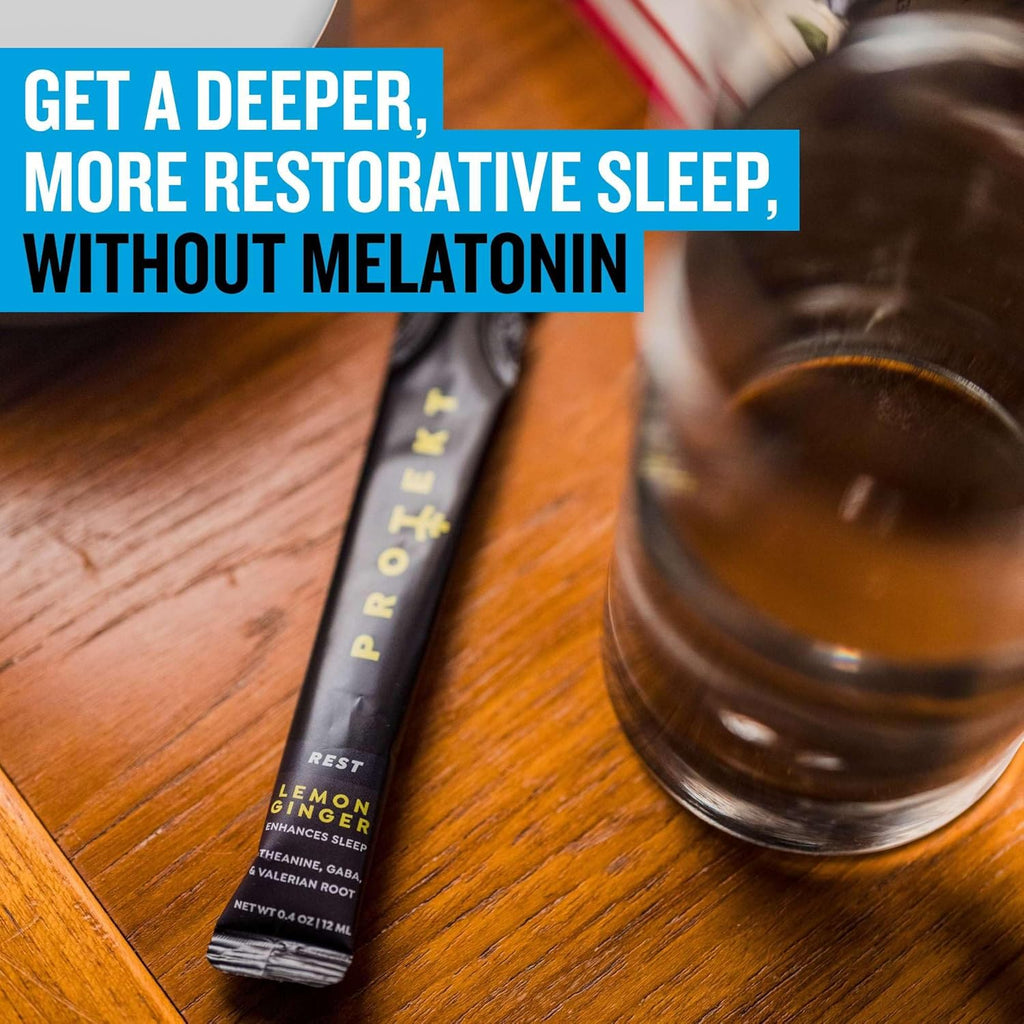 GABA L Theanine Supplement | Melatonin-Free Sleep Aid for Adults | Valerian Root for Night Support & Restful Sleep | GABA Calm Liquid Drink Mix for Adults | Mixed Berry, Pack of 10