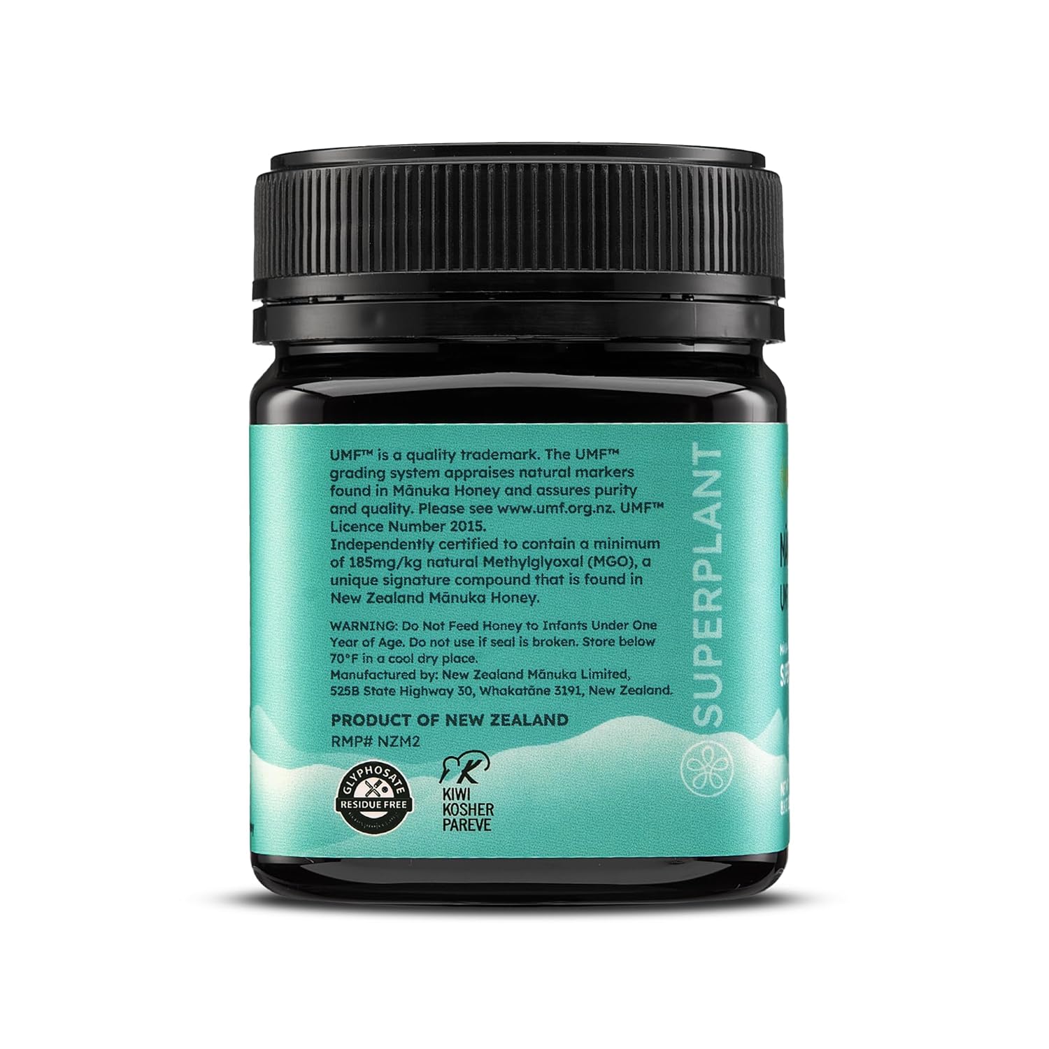 Melora Raw Manuka Honey from New Zealand | UMF 8+ | MGO 185+ | 8.8 Oz Jar | Safe for Skin Care | Edible & Healthy Sugar Alternative | Traceable from Hive to Hand Manuka Honey