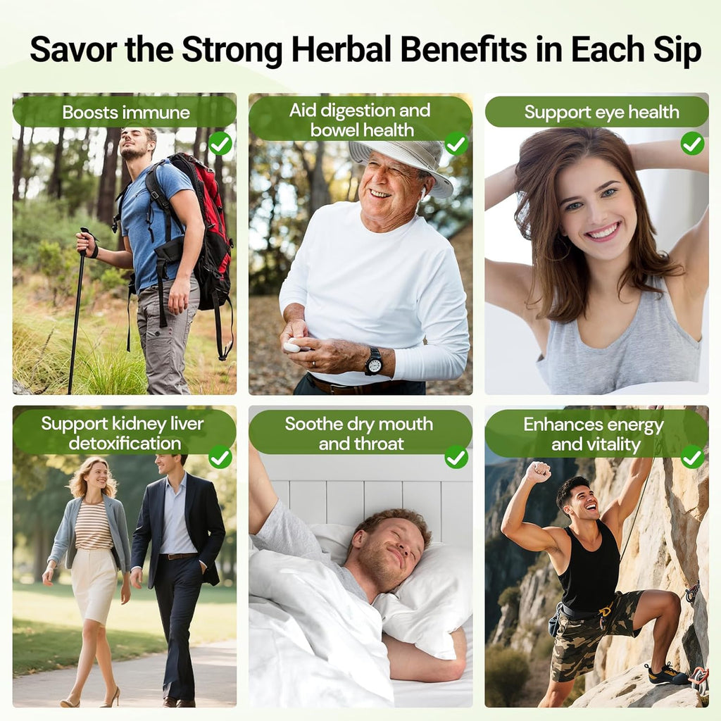 Liver Detox Tea, Chinese Kidney and Liver Cleanse Detox Herbal Tea Support Kidney Healthy Function with 11 Precious Ingredients Formula (15 Bags/1 Pack)