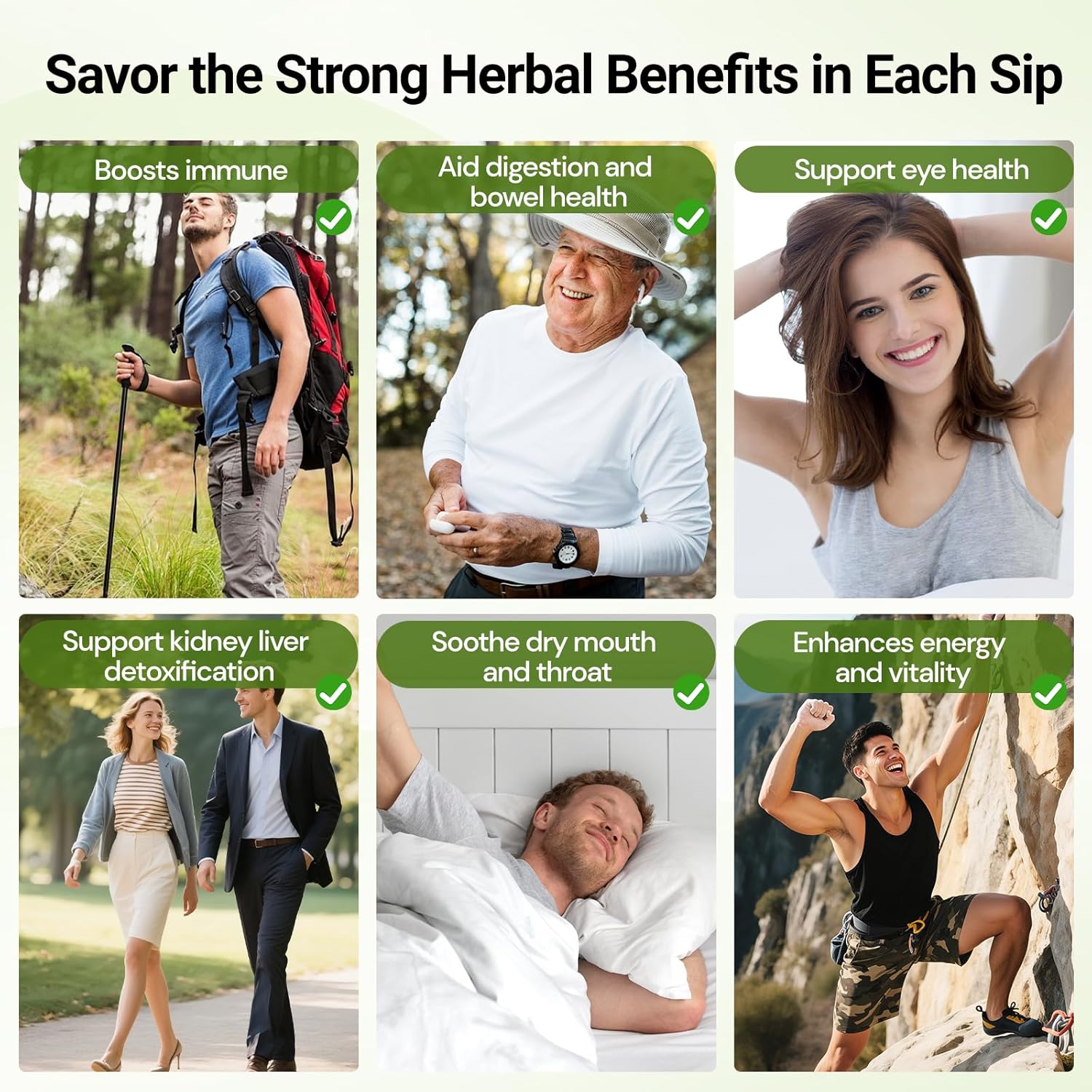 Liver Detox Tea, Chinese Kidney and Liver Cleanse Detox Herbal Tea Support Kidney Healthy Function with 11 Precious Ingredients Formula (15 Bags/1 Pack)