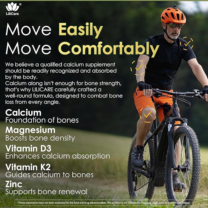 2 Pack - Plant Based Calcium Gummies 600mg with Vitamin D3 K2, Magnesium, Zinc for Bone Strength, Sugar Free Calcium Supplements for Women & Men (Certified Vegan) from Sustainably Organic Red Algae