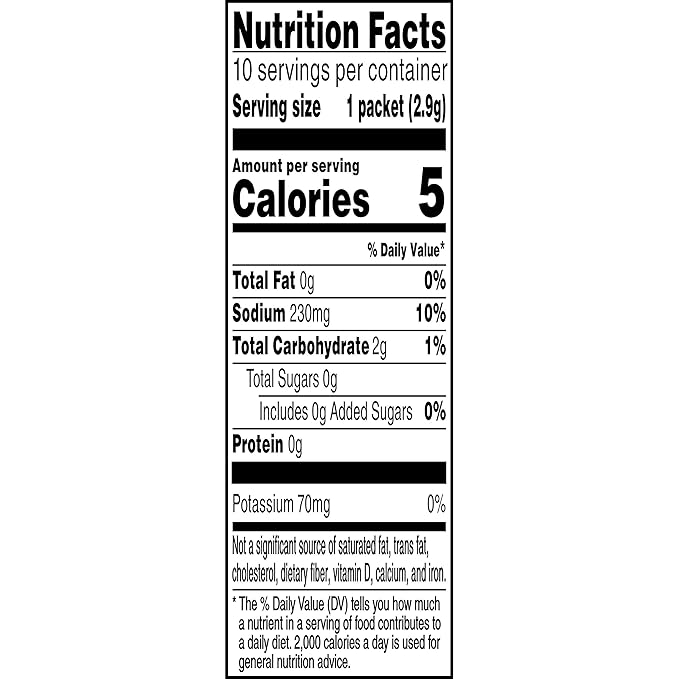 Gatorade G Zero Powder, Fruit Punch, 0.10 oz Packets (10 Pack)